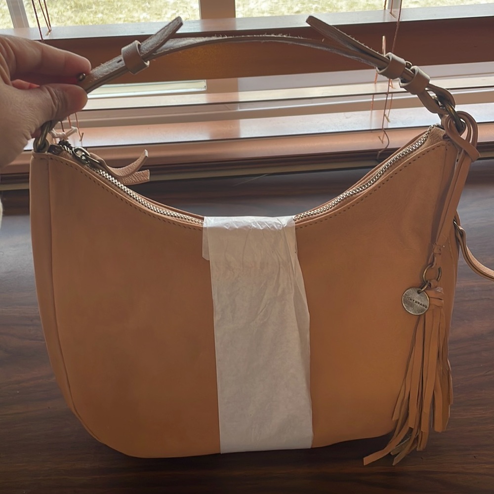 NWT Lucky Brand shoulder bag tan